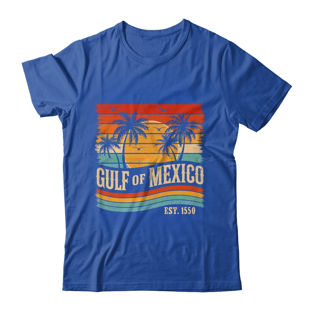 Gulf Of Mexico Est 1550 Beach Palms Vintage Women Men Shirt & Tank Top | siriusteestore