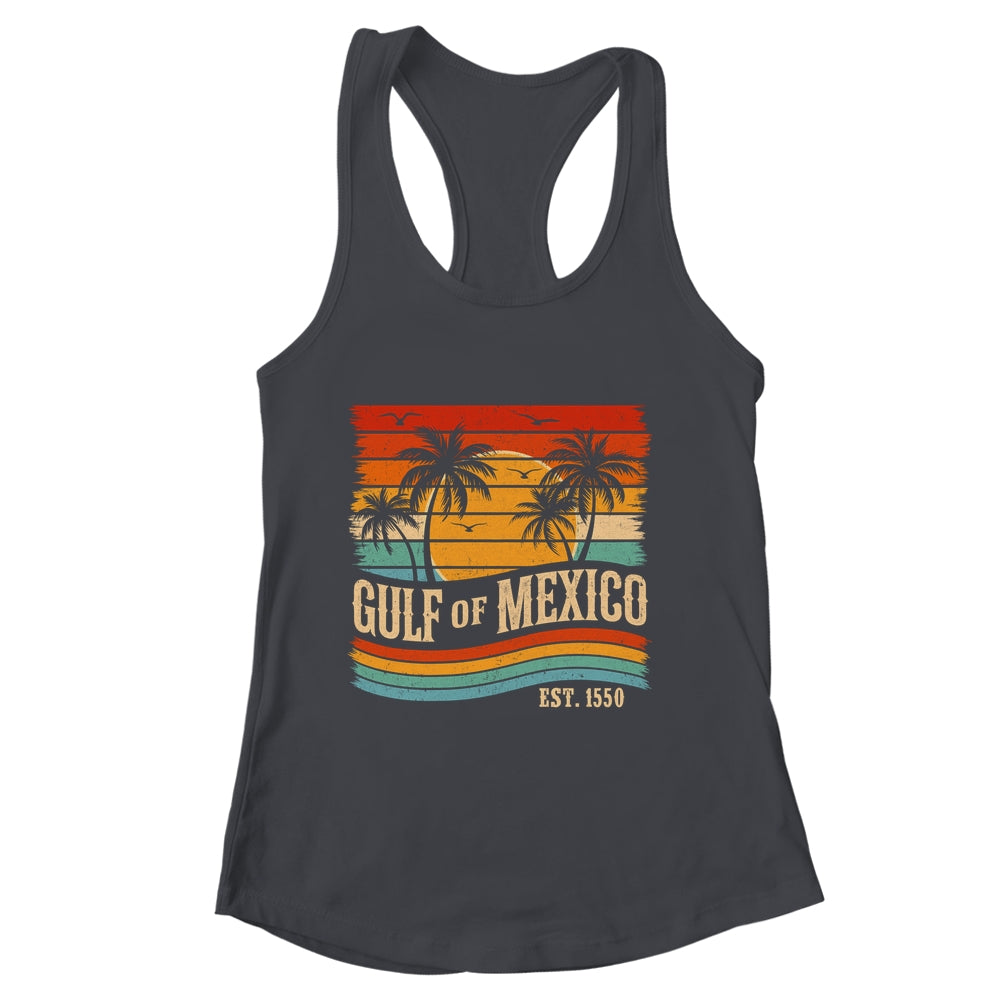 Gulf Of Mexico Est 1550 Beach Palms Vintage Women Men Shirt & Tank Top | siriusteestore