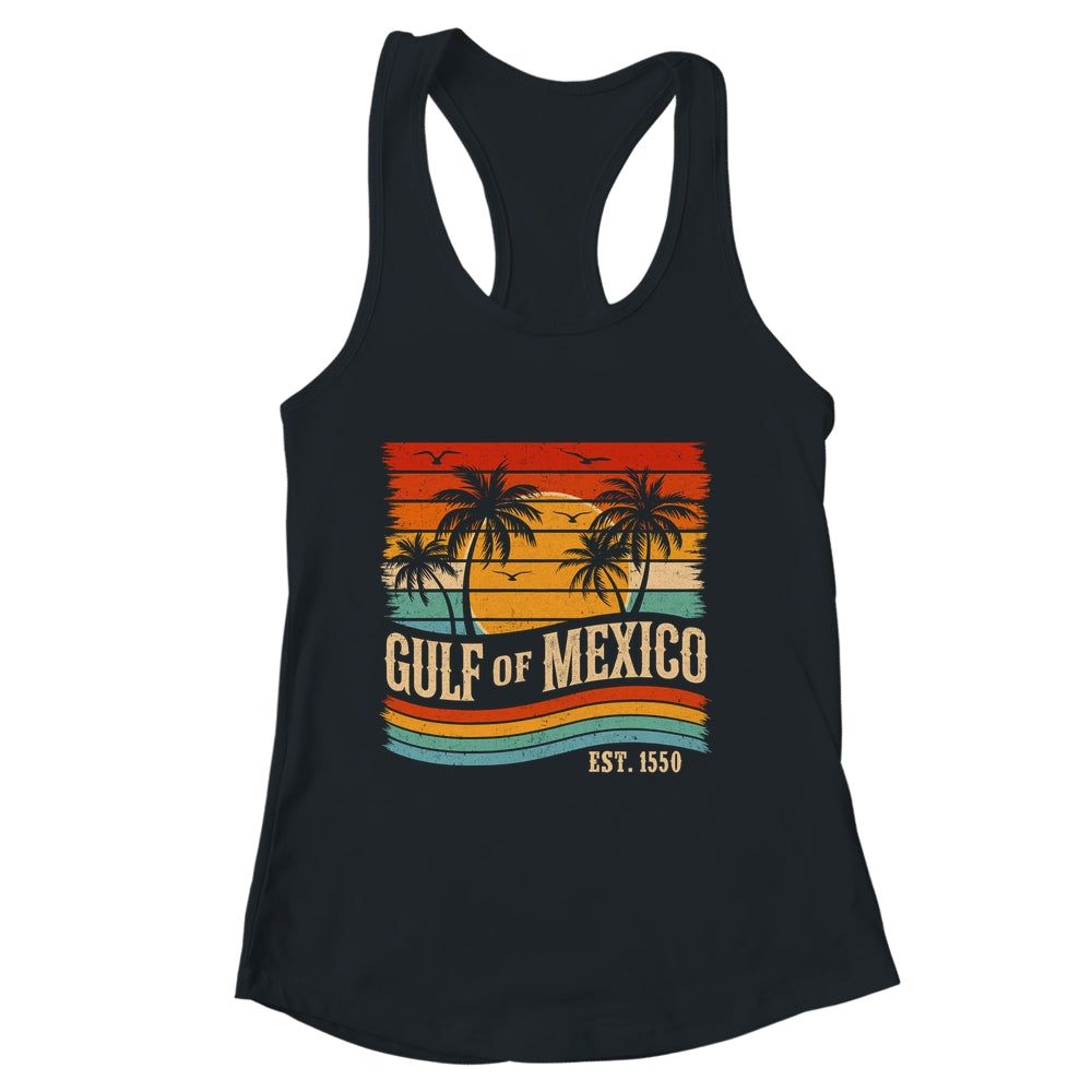 Gulf Of Mexico Est 1550 Beach Palms Vintage Women Men Shirt & Tank Top | siriusteestore