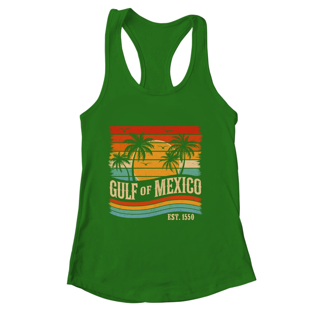 Gulf Of Mexico Est 1550 Beach Palms Vintage Women Men Shirt & Tank Top | siriusteestore