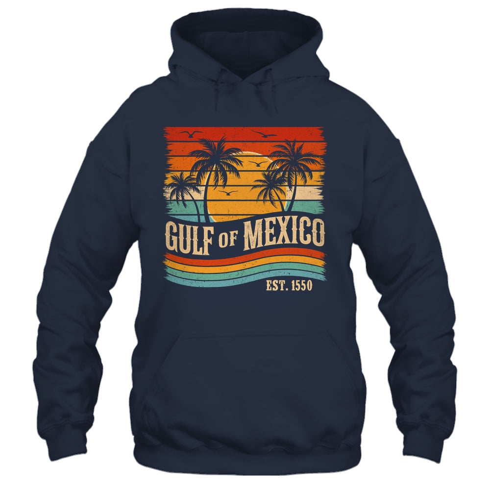 Gulf Of Mexico Est 1550 Beach Palms Vintage Women Men Shirt & Tank Top | siriusteestore