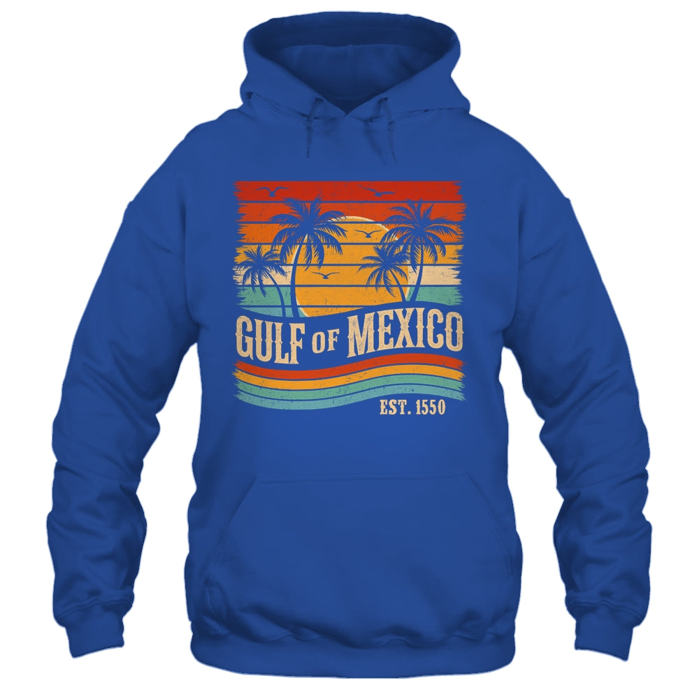 Gulf Of Mexico Est 1550 Beach Palms Vintage Women Men Shirt & Tank Top | siriusteestore