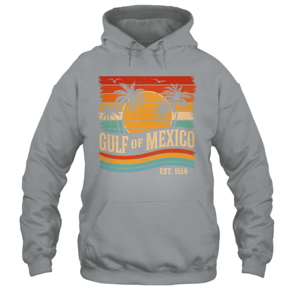 Gulf Of Mexico Est 1550 Beach Palms Vintage Women Men Shirt & Tank Top | siriusteestore