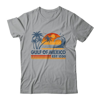 Gulf Of Mexico Est 1550 Retro Vintage Beach Mexican Shirt & Tank Top | siriusteestore