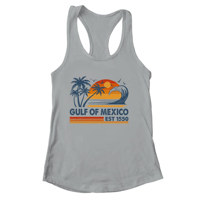 Gulf Of Mexico Est 1550 Retro Vintage Beach Mexican Shirt & Tank Top | siriusteestore