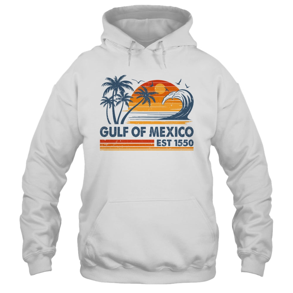 Gulf Of Mexico Est 1550 Retro Vintage Beach Mexican Shirt & Tank Top | siriusteestore