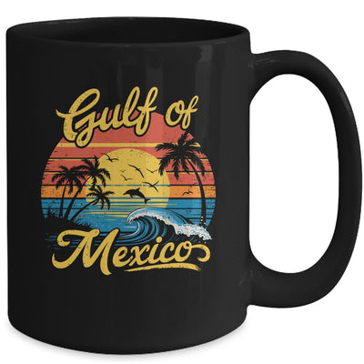 Gulf Of Mexico Vintage Beach Palms Summer Vacation Mug | siriusteestore