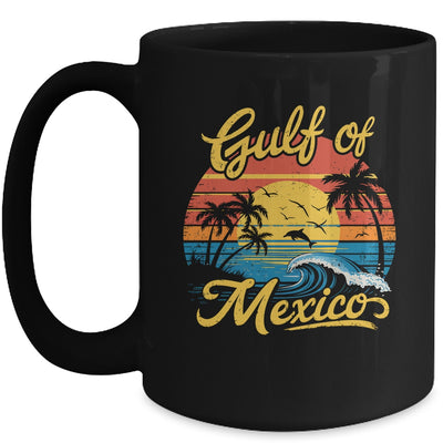 Gulf Of Mexico Vintage Beach Palms Summer Vacation Mug | siriusteestore