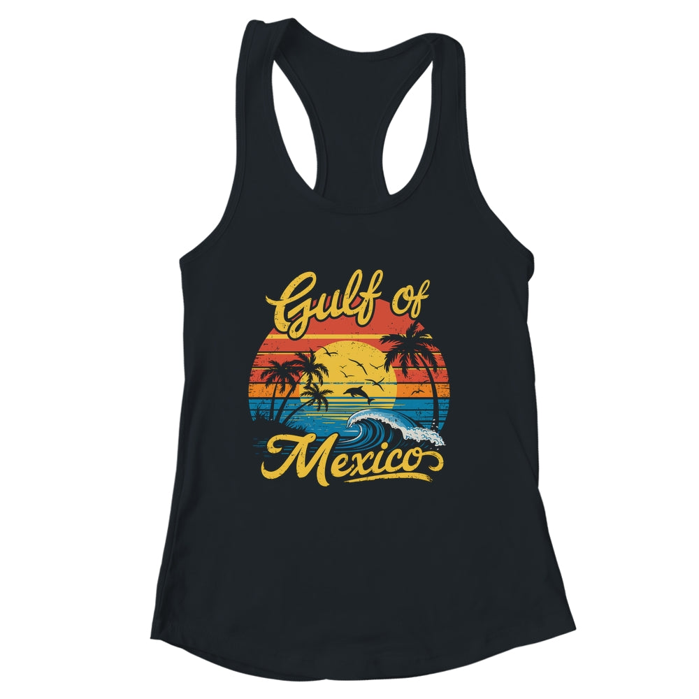 Gulf Of Mexico Vintage Beach Palms Summer Vacation Shirt & Tank Top | siriusteestore