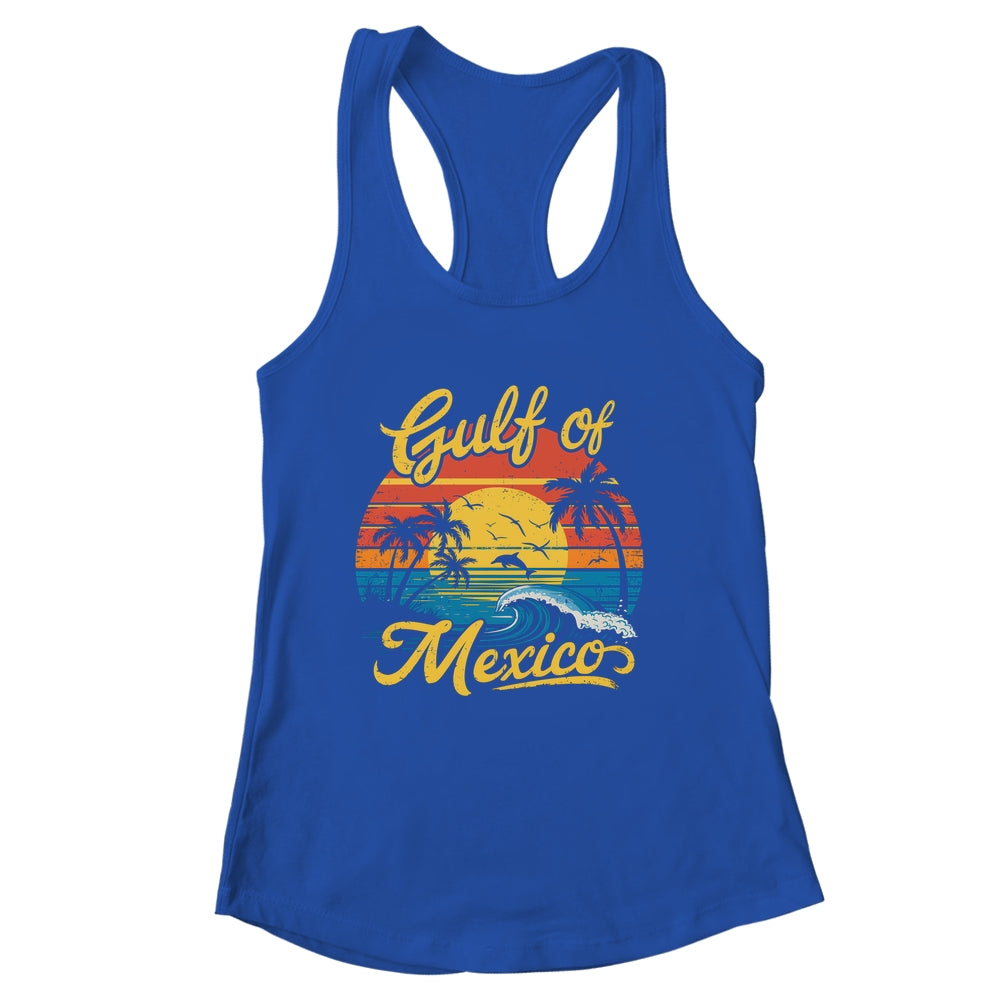 Gulf Of Mexico Vintage Beach Palms Summer Vacation Shirt & Tank Top | siriusteestore