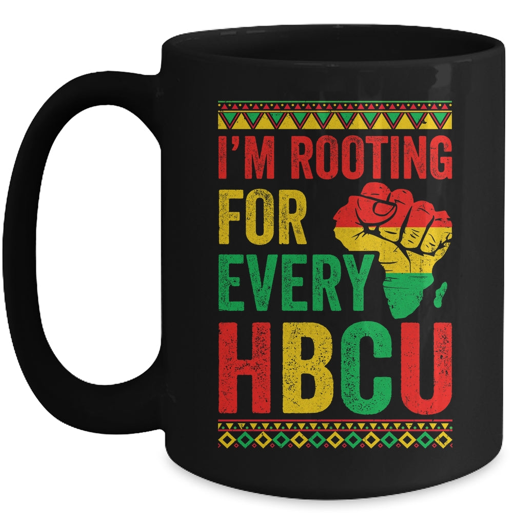 HBCU Black History Month I'm Rooting For Every HBCU Educated Mug | siriusteestore