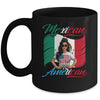 Half Mexican Half American USA Flag Mexico America Women Mug | siriusteestore
