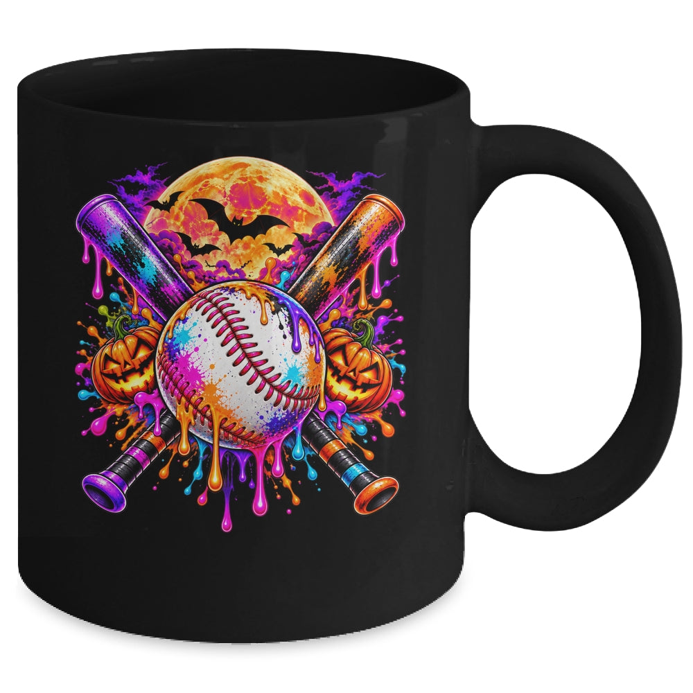 Halloween Baseball Boys Ice Cream Drip Baseball Kids Boys Mug | siriusteestore