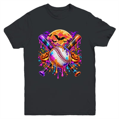 Halloween Baseball Boys Ice Cream Drip Baseball Kids Boys Youth Shirt | siriusteestore