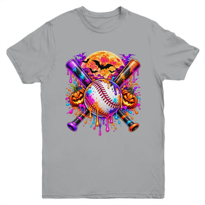 Halloween Baseball Boys Ice Cream Drip Baseball Kids Boys Youth Shirt | siriusteestore