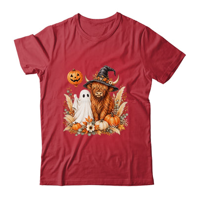 Halloween Boo Highland Cow Witch Spooky Season Fall Autumn Shirt & Sweatshirt | siriusteestore