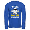 Halloween Boo Official Bee Inspector Funny Costume Men Women Shirt & Hoodie | siriusteestore