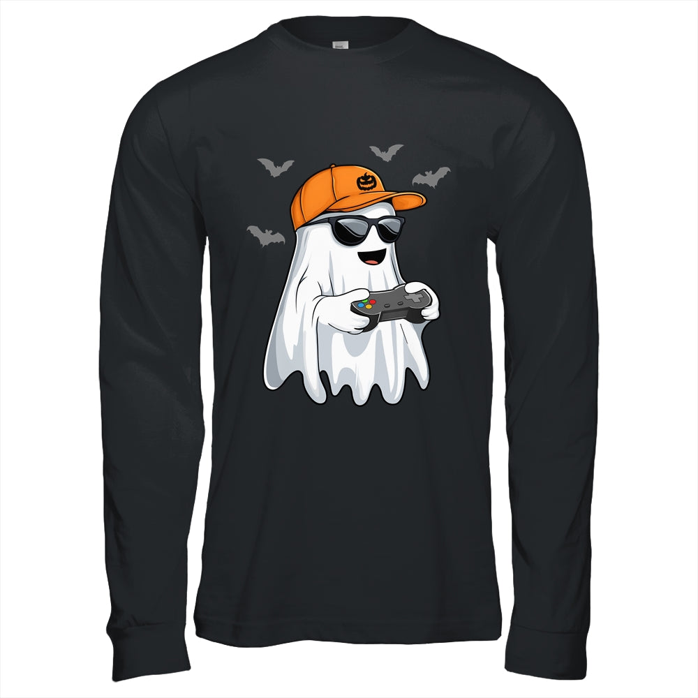 Halloween Boys Kids Ghost Gamer Scary Costume Gaming Men Shirt & Hoodie | siriusteestore