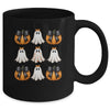 Halloween Coquette Bow Pumpkin Ghost Spooky Boo Women Girl Mug | siriusteestore