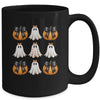 Halloween Coquette Bow Pumpkin Ghost Spooky Boo Women Girl Mug | siriusteestore