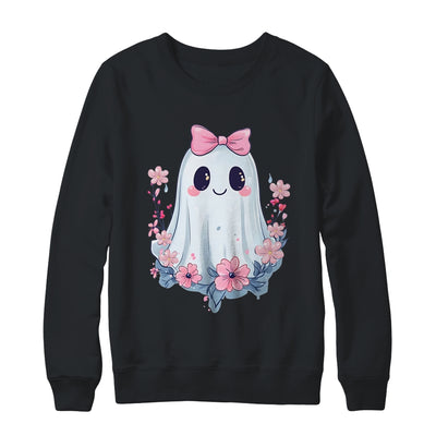 Halloween Coquette Bows Ghost Costume Floral Girls Women Shirt & Sweatshirt | siriusteestore