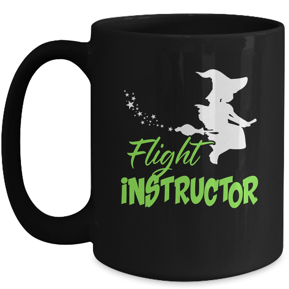 Halloween Costume Witch Women Girls Horror Flight Instructor Mug | siriusteestore