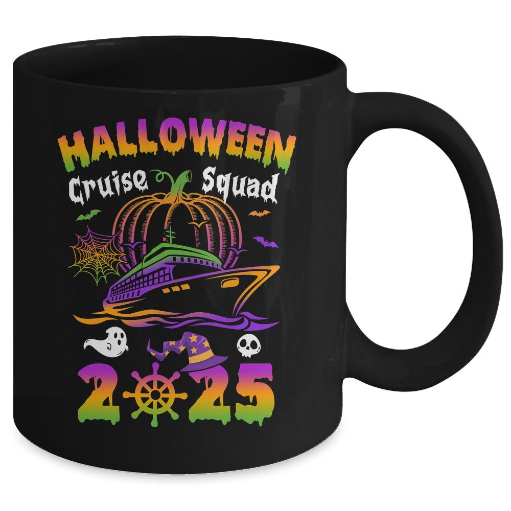 Halloween Cruise Squad 2025 Pumpkin Spooky Season Family Mug | siriusteestore