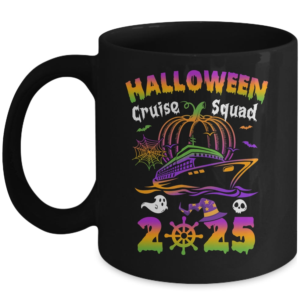 Halloween Cruise Squad 2025 Pumpkin Spooky Season Family Mug | siriusteestore