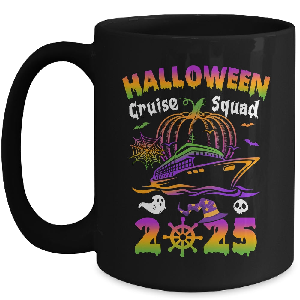 Halloween Cruise Squad 2025 Pumpkin Spooky Season Family Mug | siriusteestore