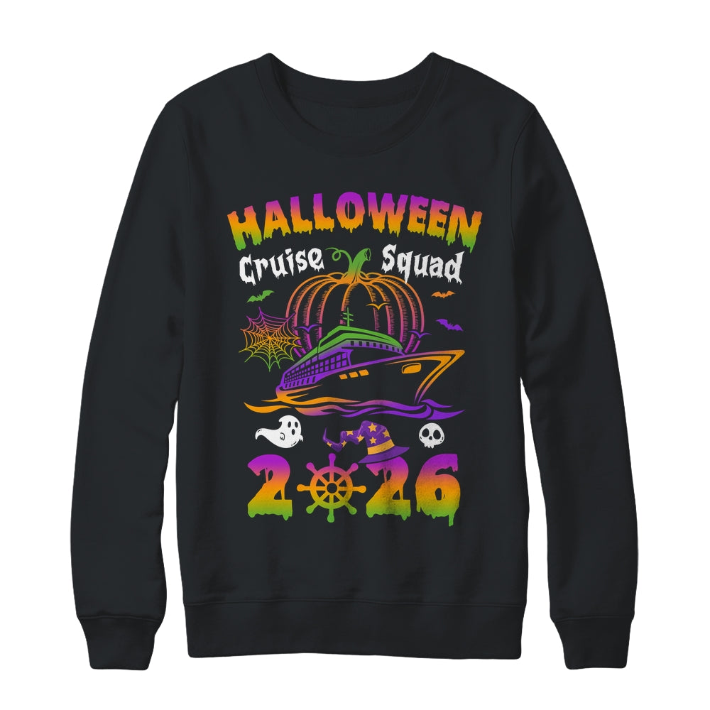 Halloween Cruise Squad 2026 Pumpkin Spooky Season Family Shirt & Sweatshirt | siriusteestore