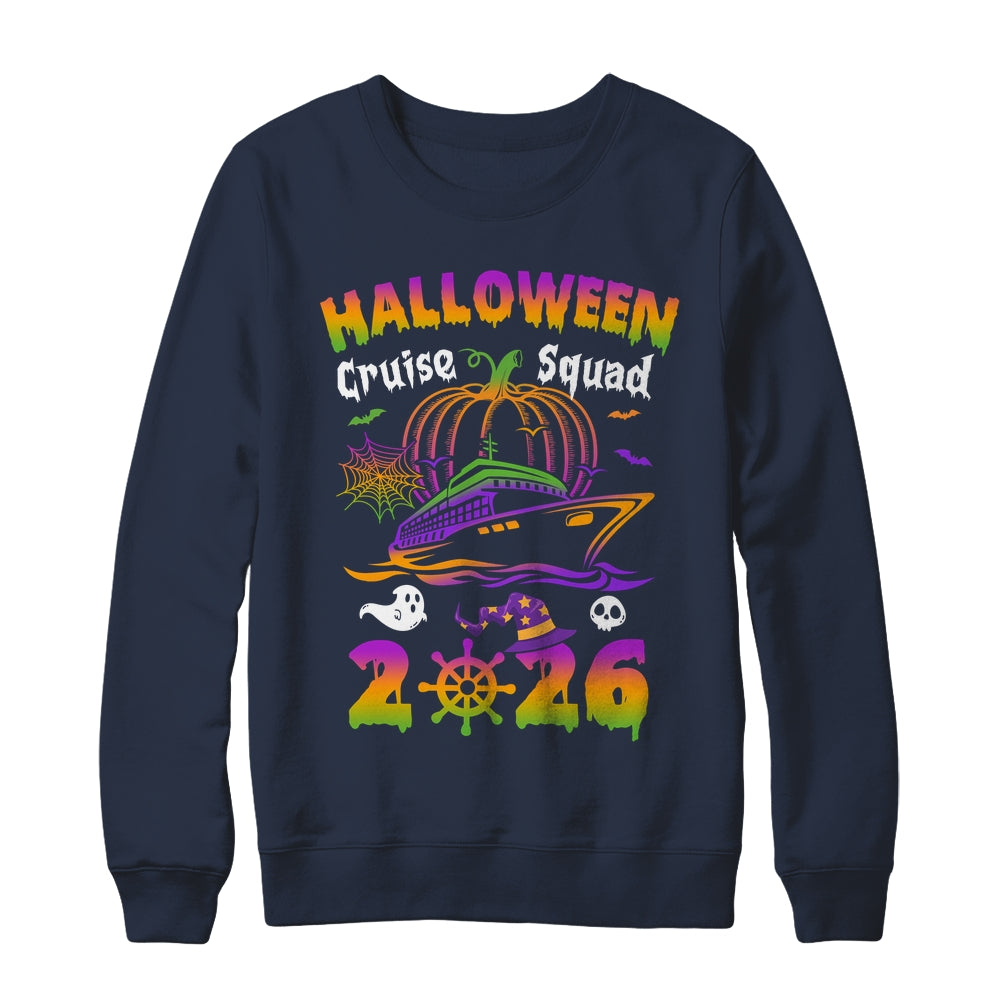 Halloween Cruise Squad 2026 Pumpkin Spooky Season Family Shirt & Sweatshirt | siriusteestore