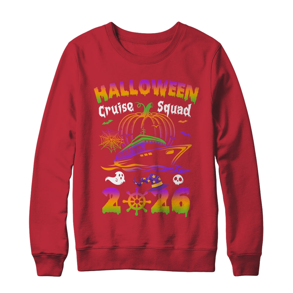 Halloween Cruise Squad 2026 Pumpkin Spooky Season Family Shirt & Sweatshirt | siriusteestore