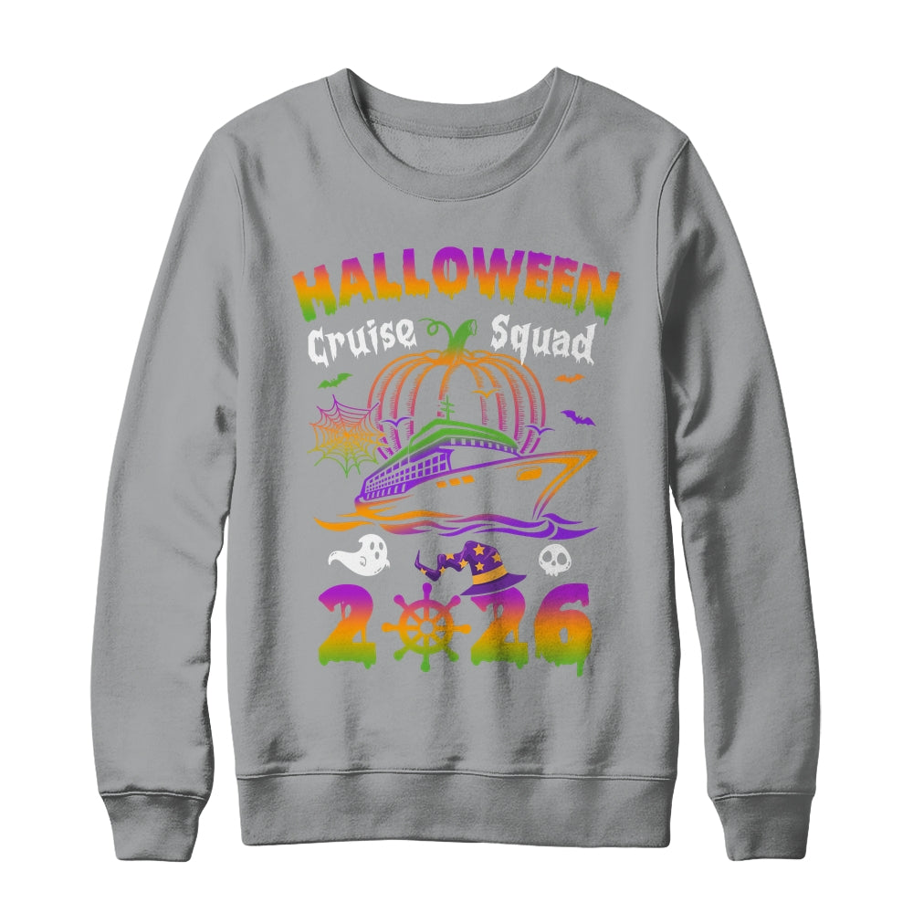 Halloween Cruise Squad 2026 Pumpkin Spooky Season Family Shirt & Sweatshirt | siriusteestore