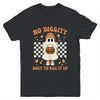 Halloween Ghost No Diggity Bout To Bag It Up Kids Youth Shirt | siriusteestore
