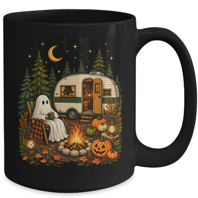 Halloween Ghost RV Camper Camping Fall Moon Night Funny Mug | siriusteestore