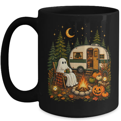 Halloween Ghost RV Camper Camping Fall Moon Night Funny Mug | siriusteestore