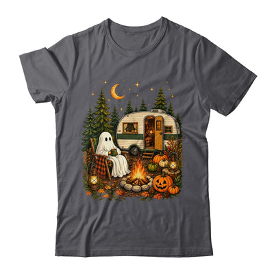 Halloween Ghost RV Camper Camping Fall Moon Night Funny Shirt & Hoodie | siriusteestore