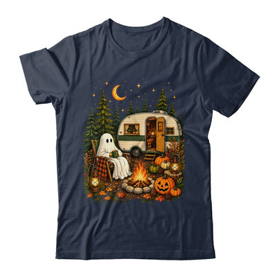 Halloween Ghost RV Camper Camping Fall Moon Night Funny Shirt & Hoodie | siriusteestore