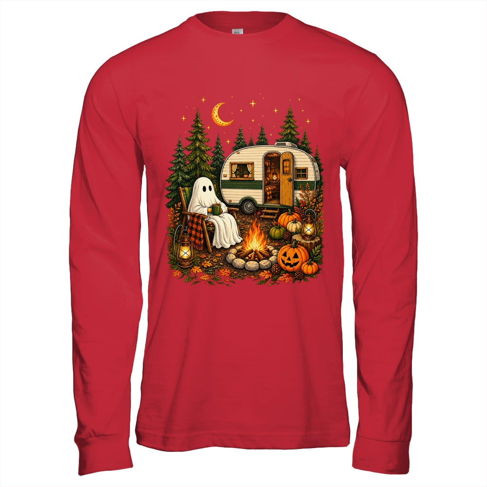 Halloween Ghost RV Camper Camping Fall Moon Night Funny Shirt & Hoodie | siriusteestore