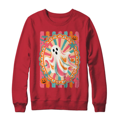 Halloween Ghost Rustic Vintage Stripes Fall Autumn Graphic Shirt & Sweatshirt | siriusteestore
