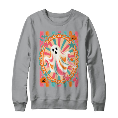 Halloween Ghost Rustic Vintage Stripes Fall Autumn Graphic Shirt & Sweatshirt | siriusteestore