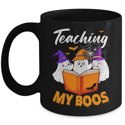 Halloween Ghost Teachers Teaching My Boos Costume Women Men Mug | siriusteestore