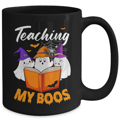 Halloween Ghost Teachers Teaching My Boos Costume Women Men Mug | siriusteestore