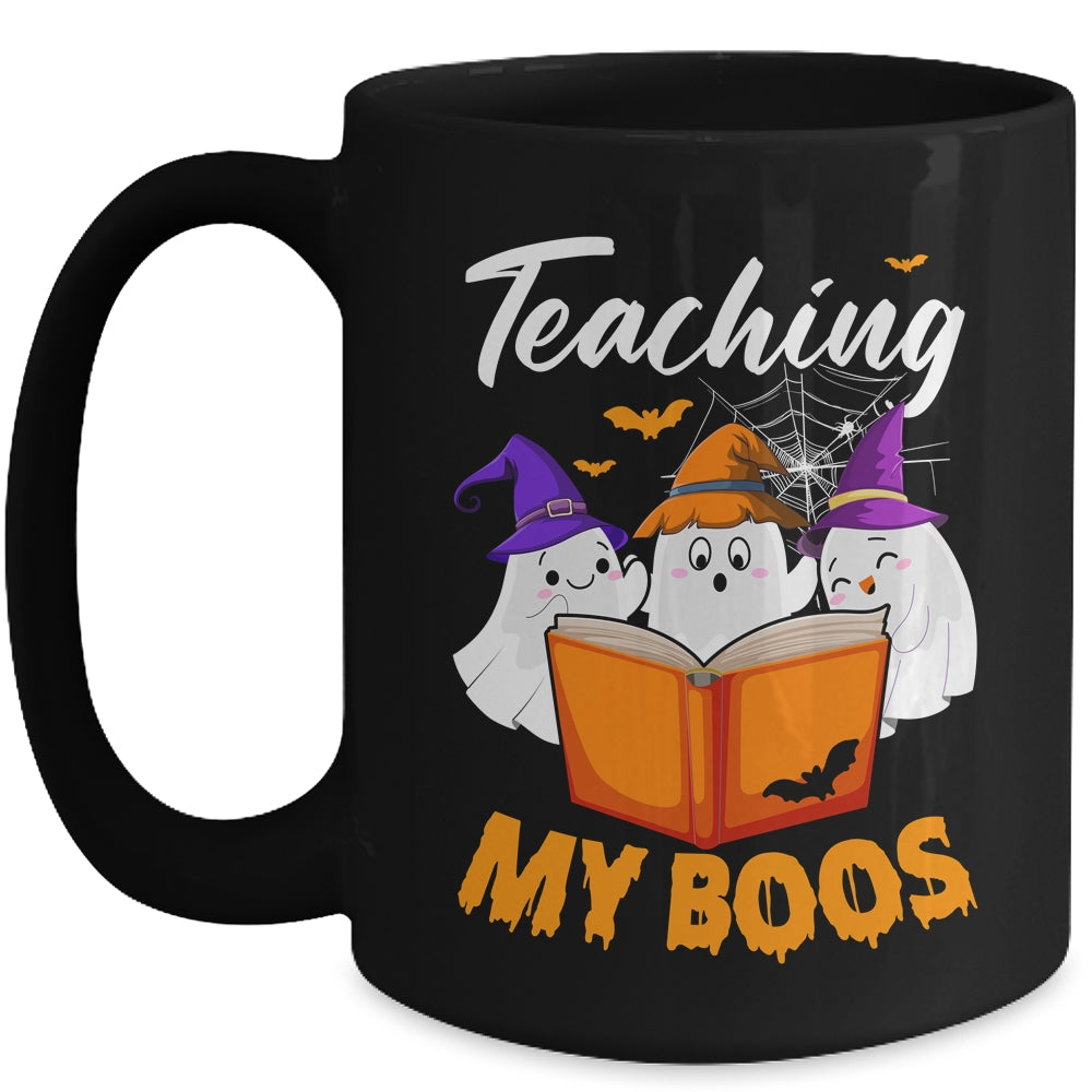 Halloween Ghost Teachers Teaching My Boos Costume Women Men Mug | siriusteestore