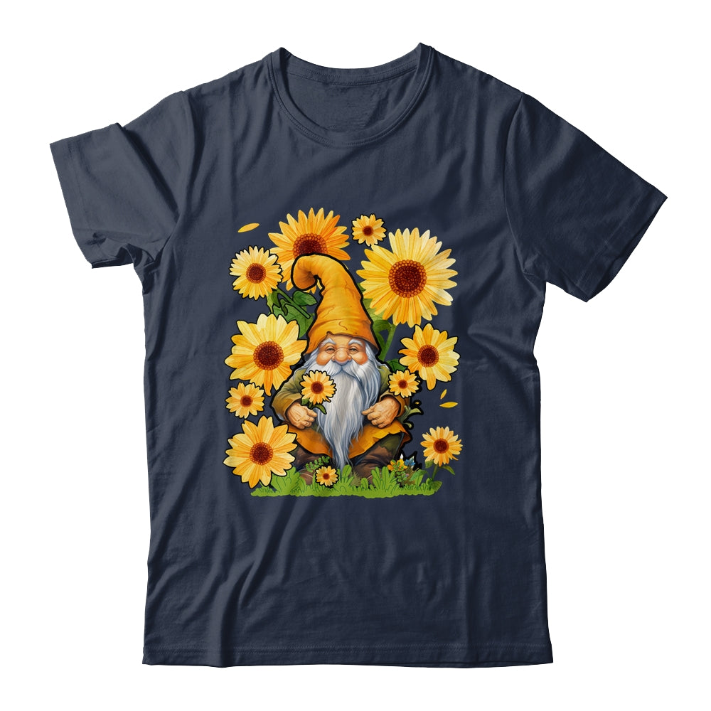 Halloween Gnomes Sunflower Autumn Pumpkin Fall Knomes Shirt & Tank Top | siriusteestore