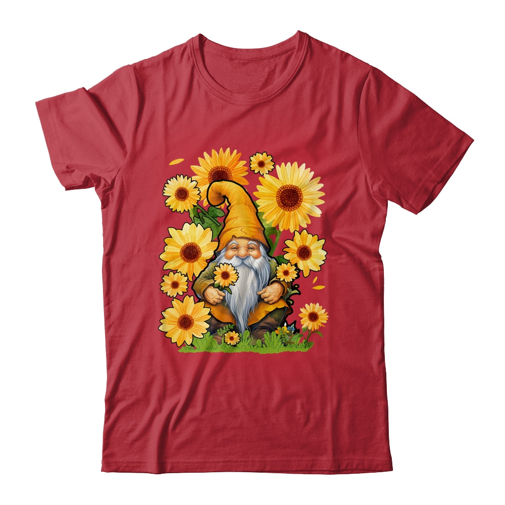 Halloween Gnomes Sunflower Autumn Pumpkin Fall Knomes Shirt & Tank Top | siriusteestore
