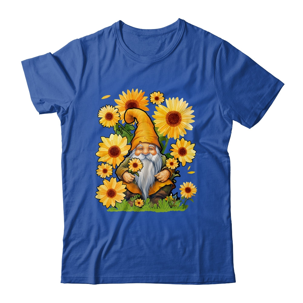 Halloween Gnomes Sunflower Autumn Pumpkin Fall Knomes Shirt & Tank Top | siriusteestore
