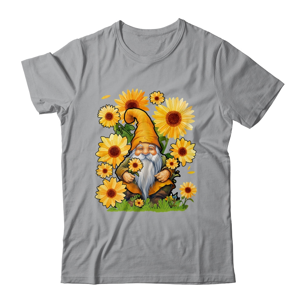 Halloween Gnomes Sunflower Autumn Pumpkin Fall Knomes Shirt & Tank Top | siriusteestore