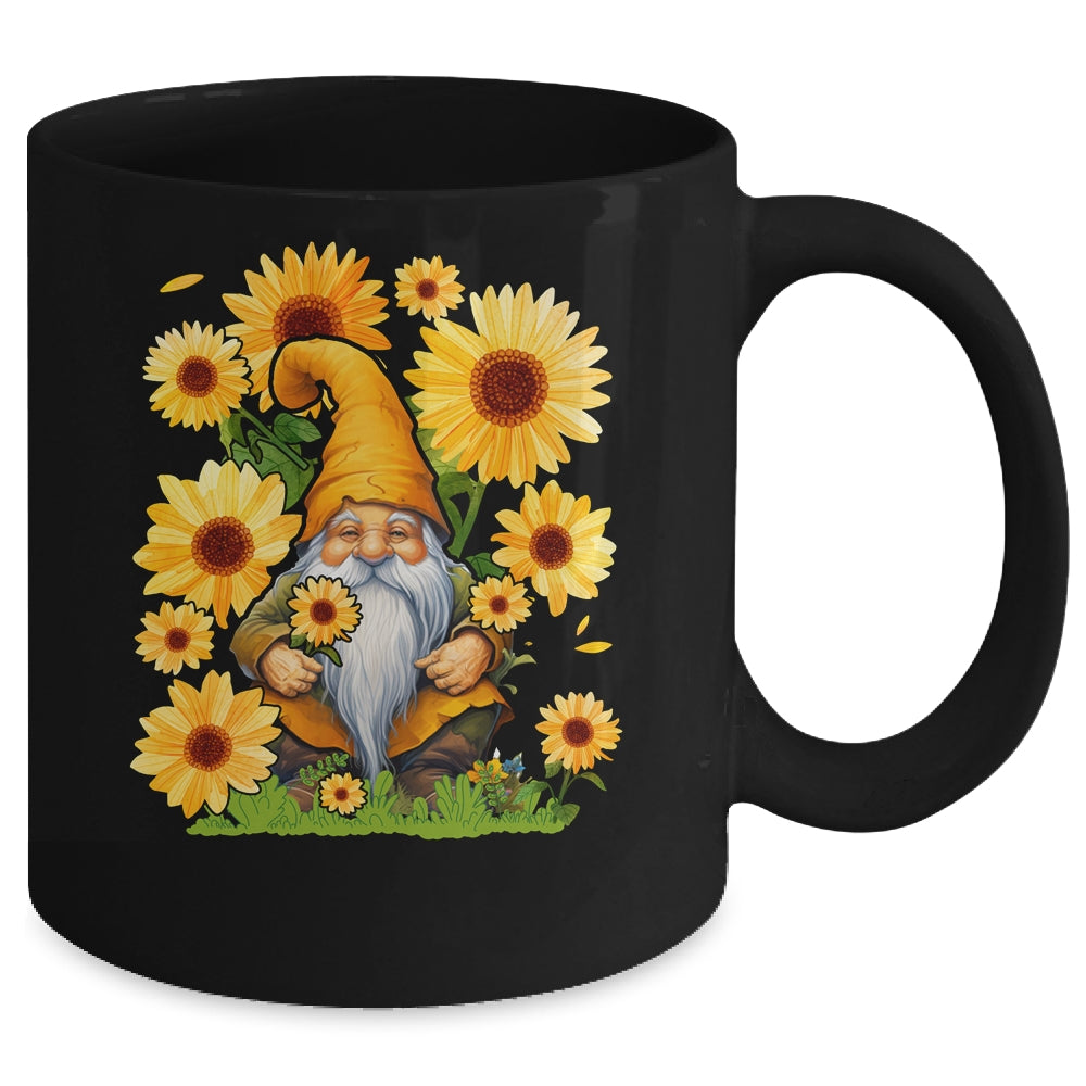 Halloween Gnomes Sunflower Autumn Pumpkin Fall Knomes Mug | siriusteestore