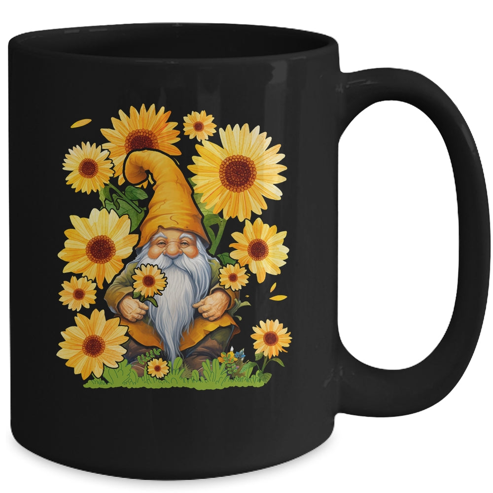 Halloween Gnomes Sunflower Autumn Pumpkin Fall Knomes Mug | siriusteestore